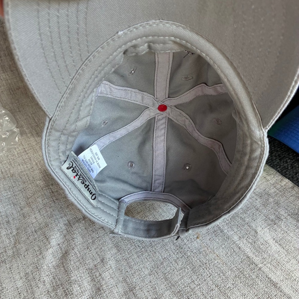 Imperial Golf Hat Gull Lake Yacht Club GLYC Grey Nautical Flags Cap Strapback - Picture 10 of 12